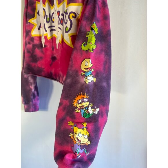 Y2K Nickelodeon Rugrats Tie-Dye Cropped Hoodie S - Picture 6 of 7